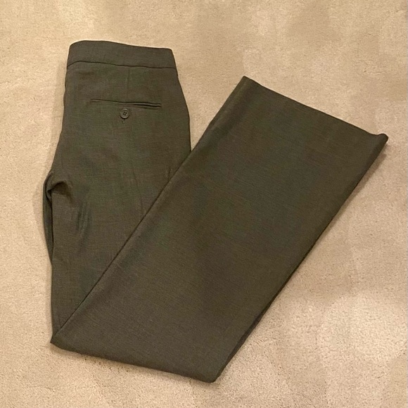 NWT BCBGMAXAZRIA Slim Flare Wool Blend Dress Pants - Picture 10 of 16
